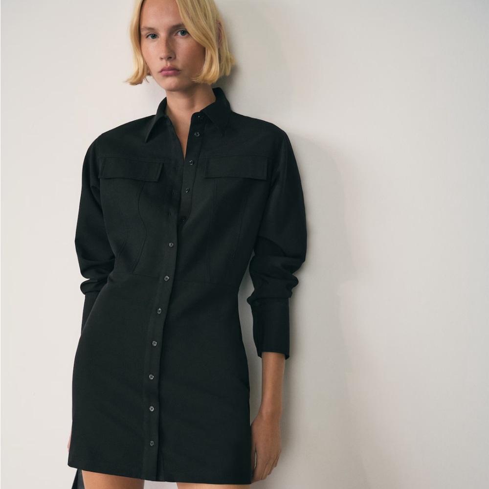NWT Mango Short Shirt Dress